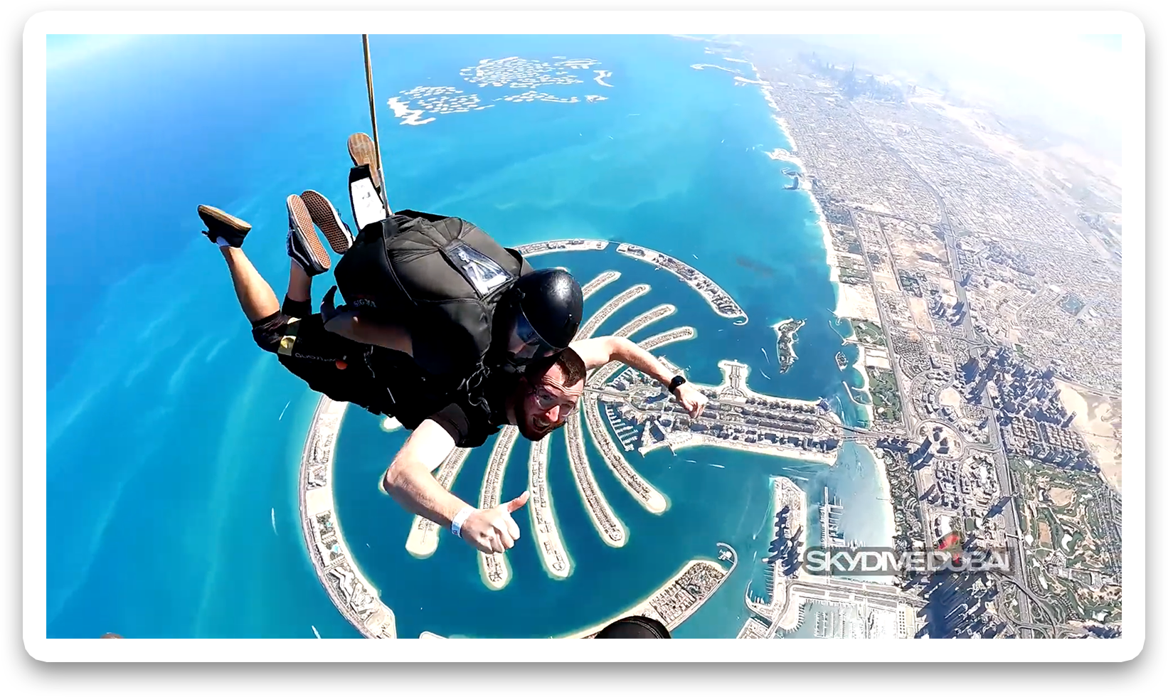 Tristan Charié — saut en parachute au-dessus de la Palm Jumeirah à Dubai 2022